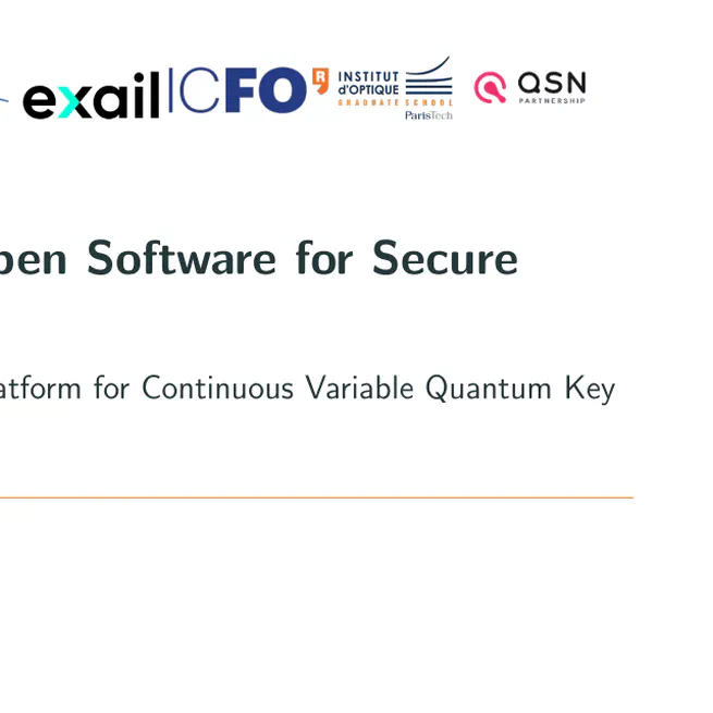 QOSST: An Open Source Software for Continuous-Variable Quantum Key Distribution